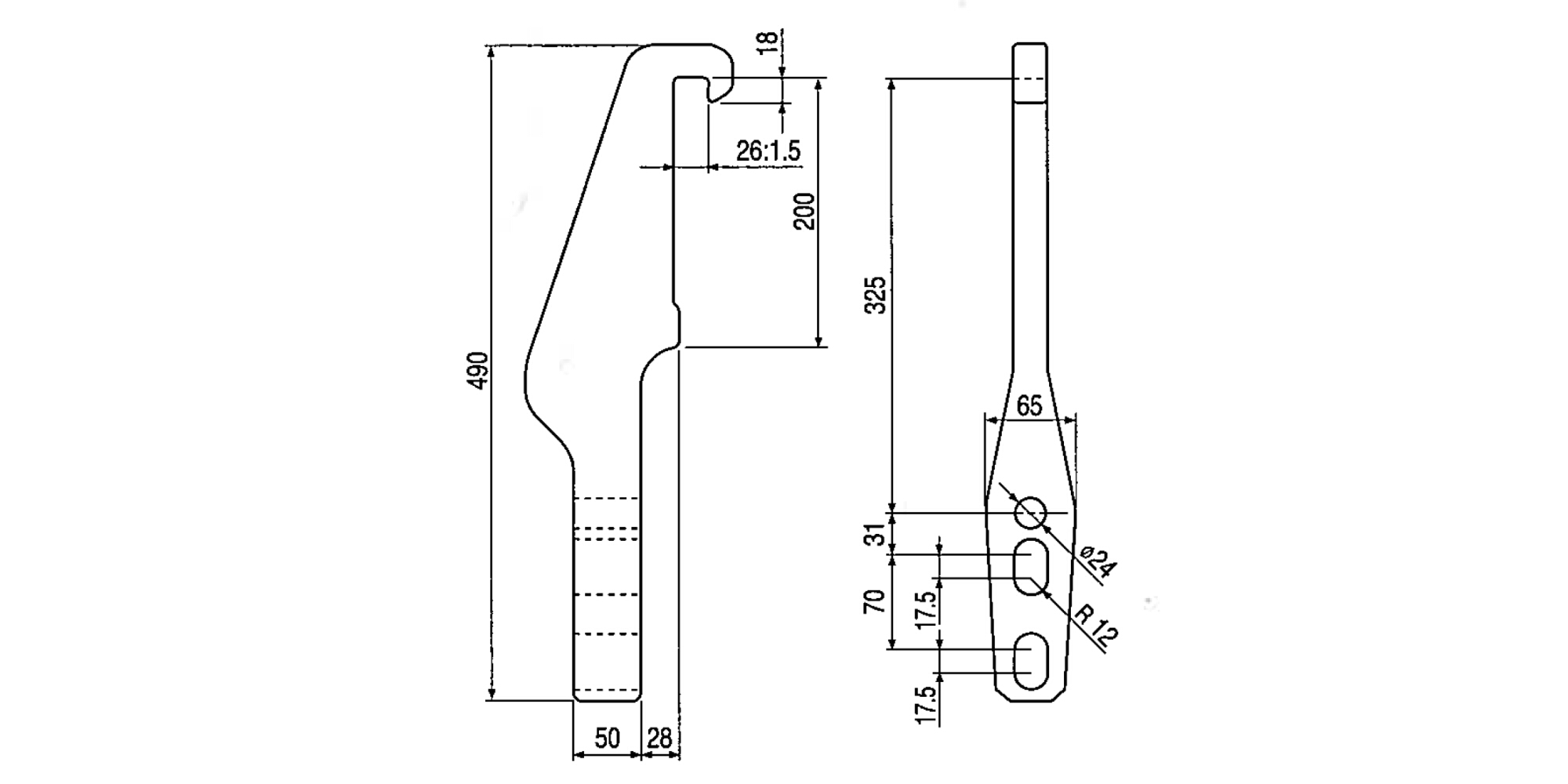 港製器工業(大阪府高槻市)治具寸法